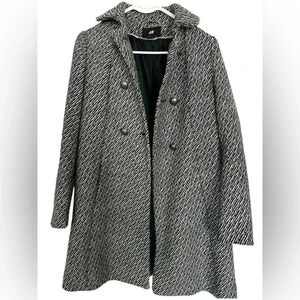 H&M Houndstooth Coat
